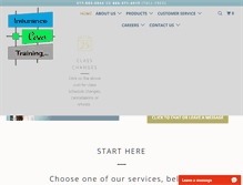 Tablet Screenshot of insurancecareertraining.com